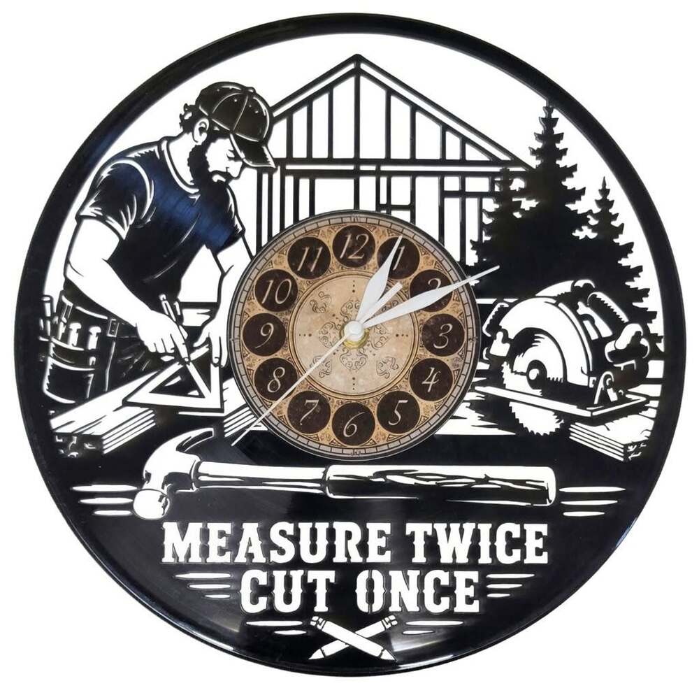 CARPENTER vinyl record clock